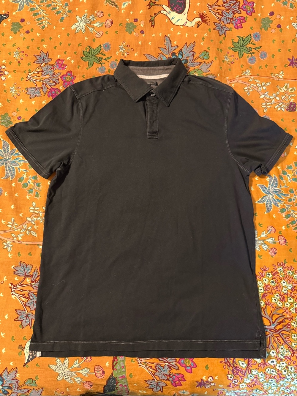 Banana Republic Men’s Black Pima Polo Shirt